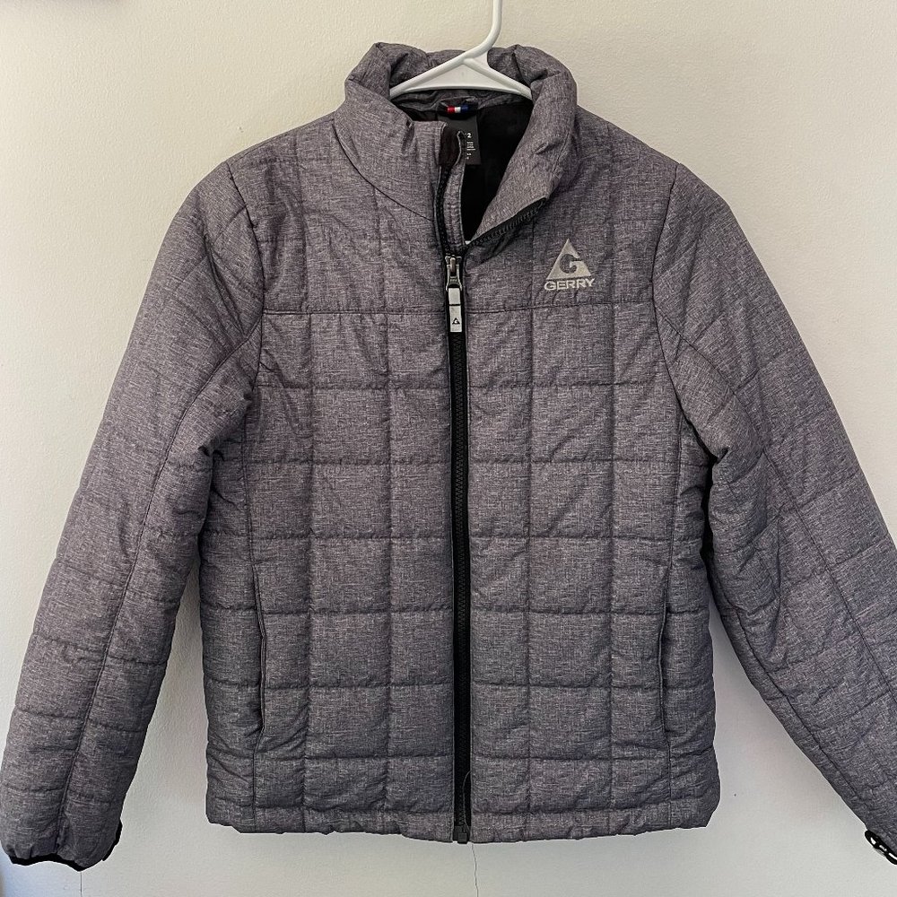 Grey Gerry puffer coat. Boys 10.
